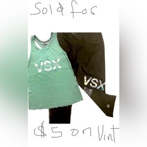 🧘♀️Victoria Secret VSX Workout Tank & Cropped Yoga Leggings🏃♀️